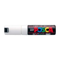 Uni Posca Bold Marker White Pc8K1