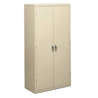 Hon Brigade Storage Cabinet 5 Adjustable Shelves 36W X 1818D X 72H Putty Finish