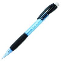 Pentel Champ Pencil Automatic Pencil 05Mm Lead Size Blue Barrel Box Of 12 Al15C