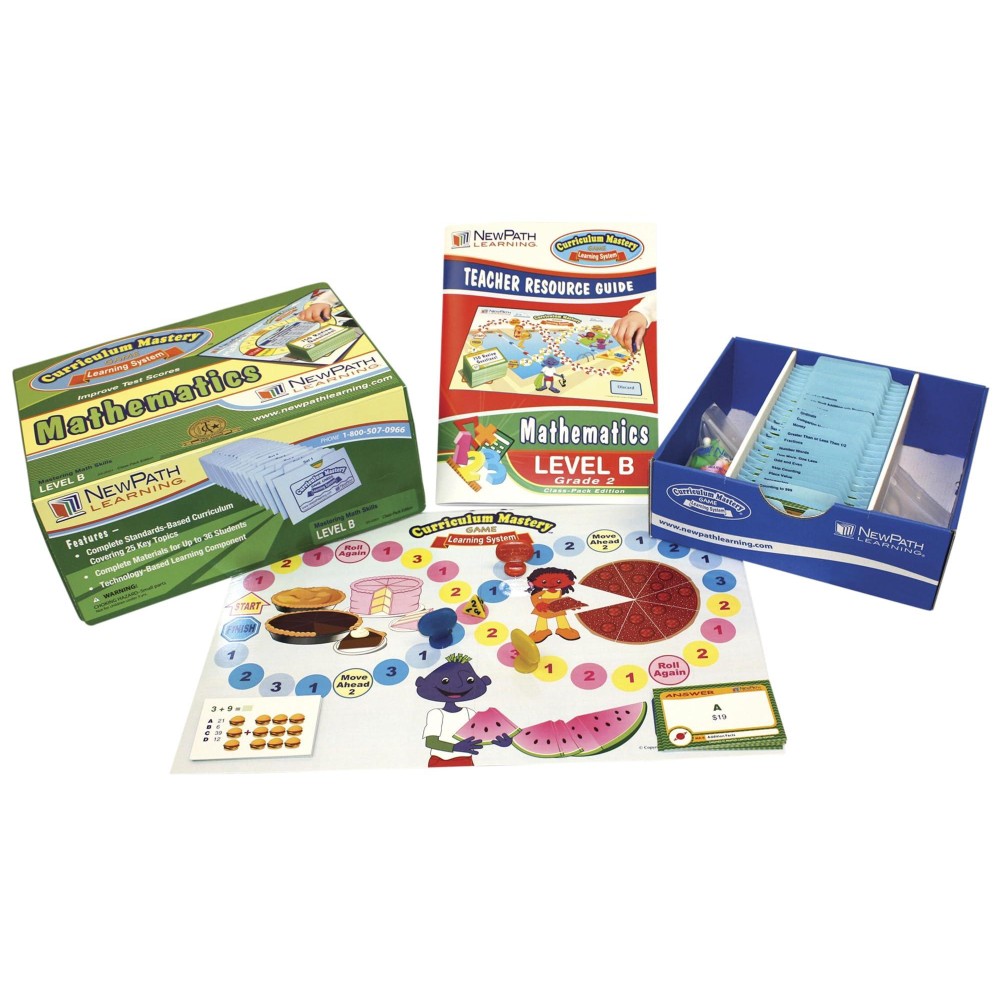 Newpath Learning Mastering Math Curriculum Mastery Game Grade 2 Class Pack