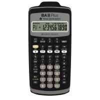 Texas Instruments Baii Plus Financial Calculator Black