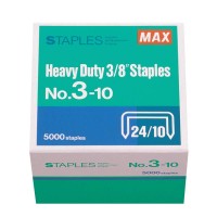 Max 38Inch Staples For Hd3Df Stapler 5 000 Staples Per Box 310