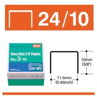 Max 38Inch Staples For Hd3Df Stapler 5 000 Staples Per Box 310