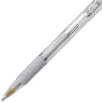 Pentel Arts Sunburst Metallic Gel Pen Medium Line Permanent Gold And Silver Ink 2 Pack K908Bpxz