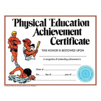 Hayes School Publishing Certificate Physical Education 30Pk