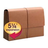 Smead Tuff Expanding File Wallet 514 Expansion Flap And Cord Closure Extra Wide Legal Size Redrope 10 Per Box 71166