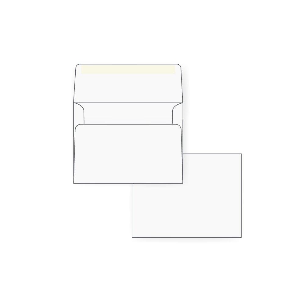 A2 Invitation Envelopes 4 38 X 5 34 60Lb Bright White 1000 Qty