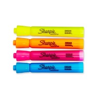 Sharpie Accent Tankstyle Highlighters 4 Colored Highlighters 25174Pp