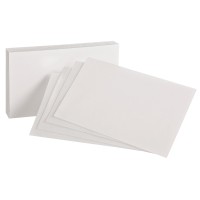 Oxford Blank Index Cards 4 X 6 White 100 Per Pack 40156Sp