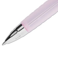 Pink Ribbon 207 Retractable Gel Pens Medium Point Black Ink Pack Of 2