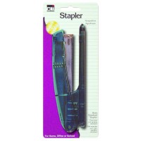 Charles Leonard Lightweight Transparent Plastic Stapler Full Strip Stapler Assorted Colors 1Pack 82528