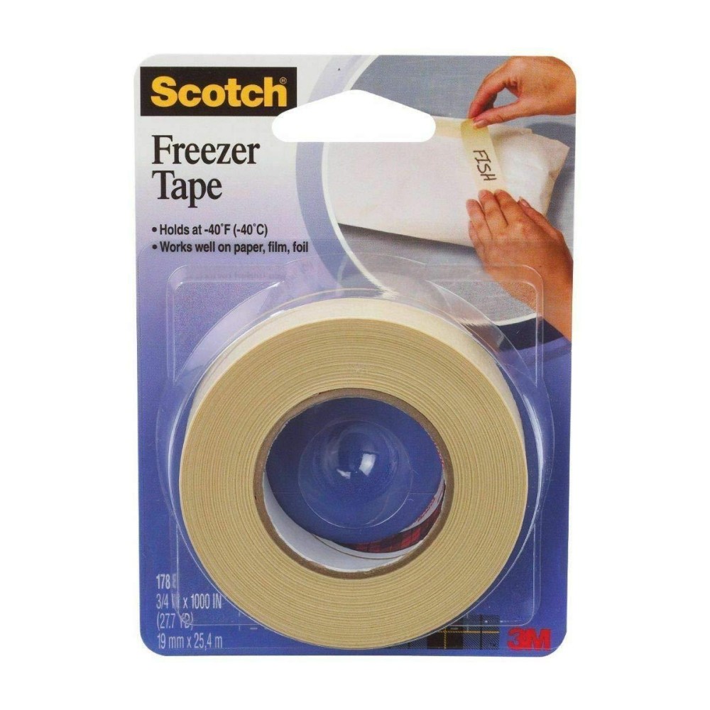 Scotch Freezer Tape 075 In X 1000 In 1 Rollpack 178