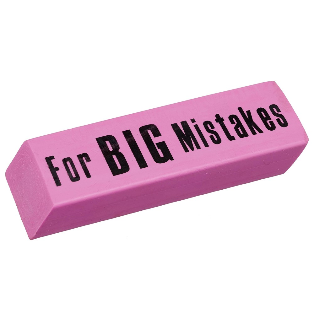 Rhode Island Novelty Jumbo Big Mistake Wedge Eraser One Per Order