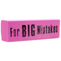 Rhode Island Novelty Jumbo Big Mistake Wedge Eraser One Per Order