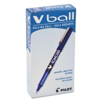 Pilot 35201 Vball Liquid Ink Roller Pen Extra Fine Blue Barrelink