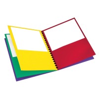 Oxford 8Pocket Paper Folder Letter Size 200Sheet Capacity Multicolor Red Green Yellow Purple 99656 Multicilor 812