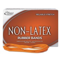 Alliance 37176 Nonlatex Rubber Bands Sz 117B Orange 7 X 18 250 Bands1Lb Box