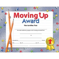 Hayes Moving Up Award Certificate 85 X 11 Pack Of 30