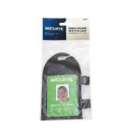 Sicurix Vertical Badge Holder With Pen Loop Black 55710