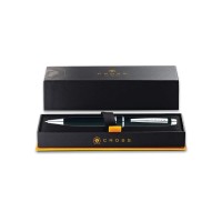 Cross Stratford Black Lacquer Ballpoint Pen With Chrome Appointments