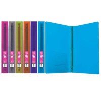 Bazic 1 Frosted Color Poly 3Ring Binder W Pocket Case Of 48 312648