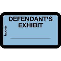 Tabbies Legal Exhibit Labels Defendants Exhibit 163 X 1 Blue 9Sheet 28 Sheetspack 252 Labelspack