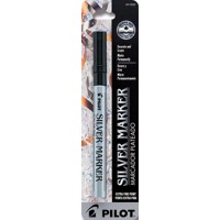 Pilot Metallic Permanent Paint Markers Silver Extra Fine Point Single Pen 41600