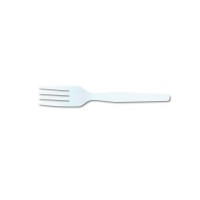 Dixie FM207 Plastic cutlery Heavy Mediumweight Fork 100Pieces Per Box