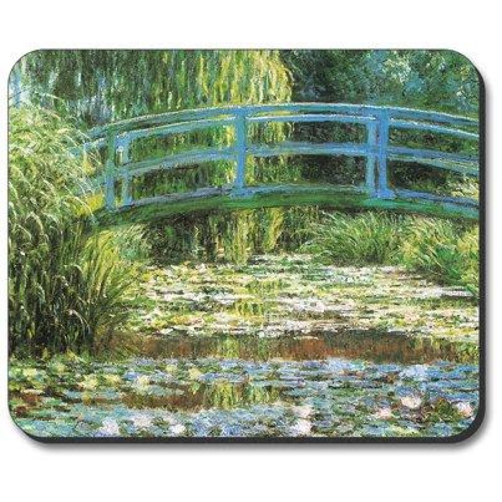 Monet Japanese Footbridge Mouse Pad By Art Plates