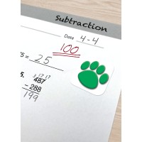 Teacher Created Resources Colorful Paw Print Stickers Value Pack 4973