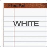 Tops The Legal Pad Legal Pad 812 X 1134 Inches Perforated White Legalwide Rule 50 Sheets Per Pad 3 Pads Per Pack 753