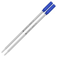 Monteverde Ballpoint Refill To Fit Cross Ballpoint Pens Medium Point Soft Roll Blue 2 Per Pack C132Bu