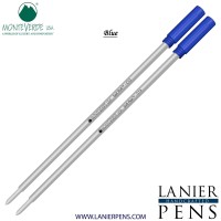 Monteverde Ballpoint Refill To Fit Cross Ballpoint Pens Medium Point Soft Roll Blue 2 Per Pack C132Bu