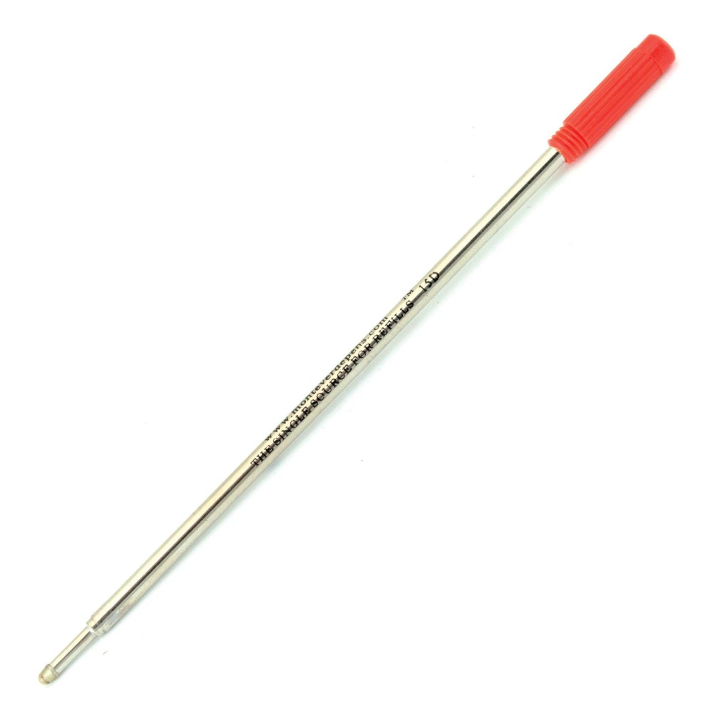 Monteverde Ballpoint Refill To Fit Cross Ballpoint Pens Medium Point Soft Roll Red 2 Per Pack C132Rd