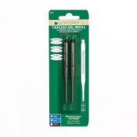 Monteverde Capless Gel Ballpoint Refill To Fit Sheaffer Ballpoint Pens Fine Point Black 2 Per Pack S422Bk