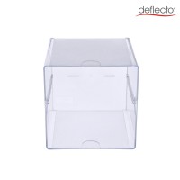 Deflecto Stackable Cube Desktop Organizer 6 X 6 X 6 Clear