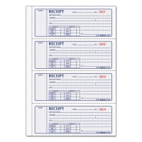 Rediform Formguard Money Receipt Book 275 X 7 Inch 4X100 Receipts 8L808R