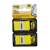 Postit Standard Tape Flags In Dispenser Yellow 100 Flags