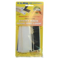 Ap Products Coil N Wrap 71 Hook And Loop With High Temperature 3 Sticky Black