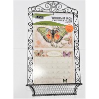 Lang Wrought Iron Calendar Frame Black Large