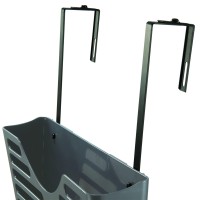 Officemate Universal Partition Hanger Set Adjusted To Fit Panels With 1 14 Inch To 3 12 Inch Thickness Metal Black 21460