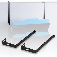 Officemate Universal Partition Hanger Set Adjusted To Fit Panels With 1 14 Inch To 3 12 Inch Thickness Metal Black 21460