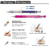 Zebra Mechanical Pencil Tect 2 Way 05Mm Orange Body Ma41Or