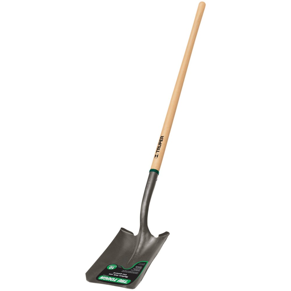 Truper 33041 Tru Tough Square Point Shovel With Long Handle 48Inch