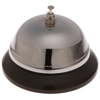 Stanton Trading 2987 Call Service Bell Steel Nickel Plated