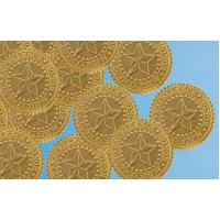 Great Papers Star Embossed Official Gold Foil Certificate Seal For Achievements And Awards 48 Count 903419