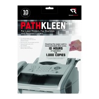 Read Right Pathkleen Laser Printer Cleaning Sheets 85 X 11 Inches Sheets 10 Sheets Per Package Rr1237