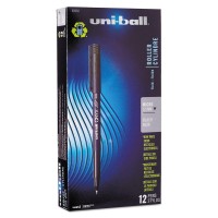 Uniball 60040 Onyx Roller Ball Stick Dyebased Pen Black Ink Micro Dozen