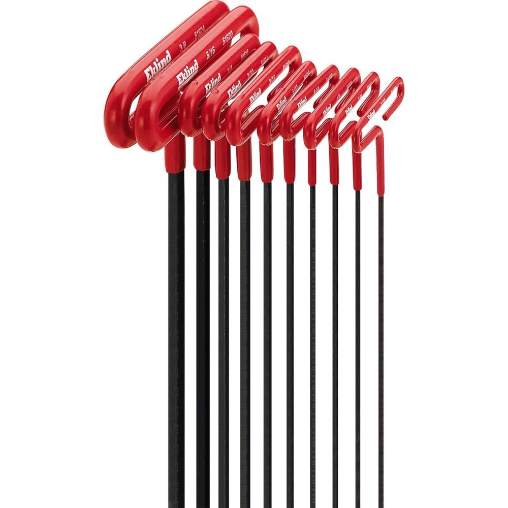 Eklind 53910 Cushion Grip Hex Tkey Allen Wrench 10Pc Set Sae Inch Sizes 33238 9In Series