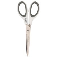 Singer 07180 6-1/2-Inch Sewing Scissors With Pink And White Comfort Grip  Silver